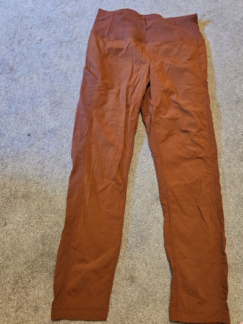 Athleta Women's Burnt Orange Trekkie Tights